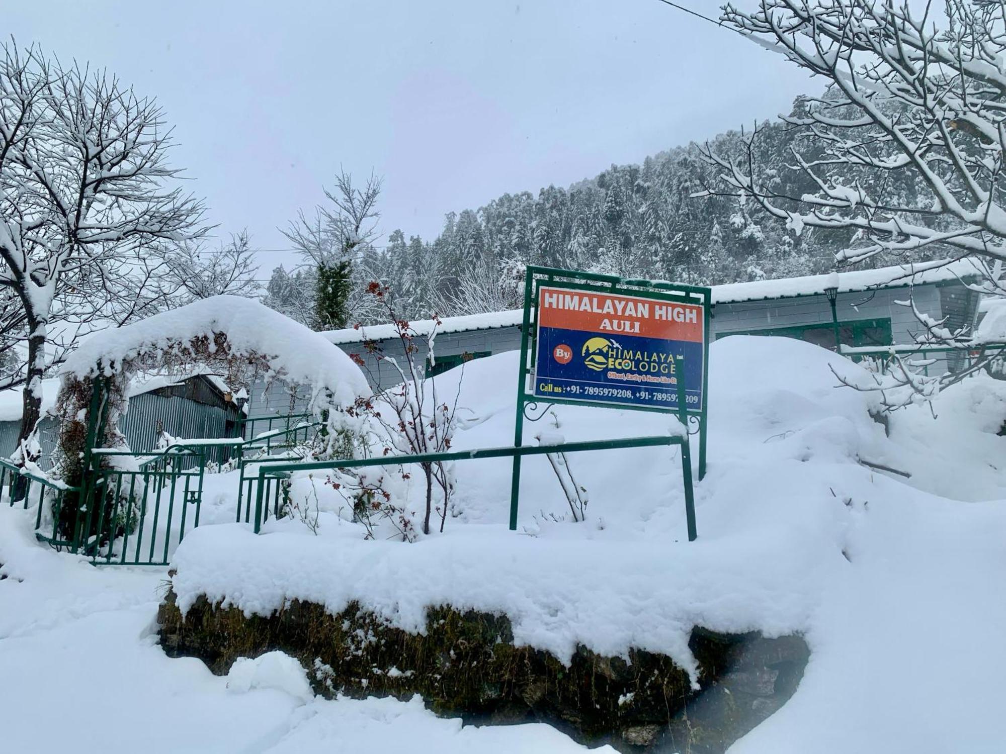 Himalayan High, Auli, By Himalayan Eco Lodges Joshīmath المظهر الخارجي الصورة